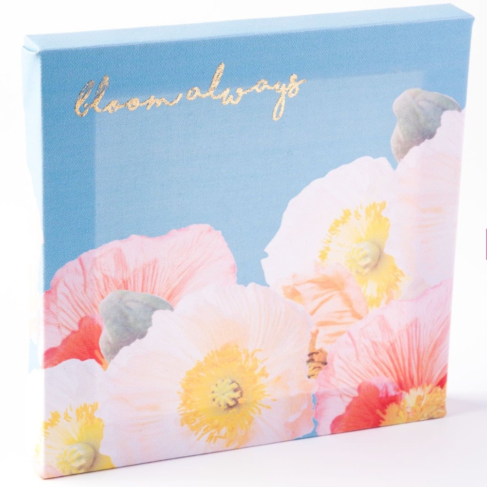 ❤SOLD❤ PAPAYRUS BLOOM ALWAYS CANVAS WALL ART - Picture 2 of 8